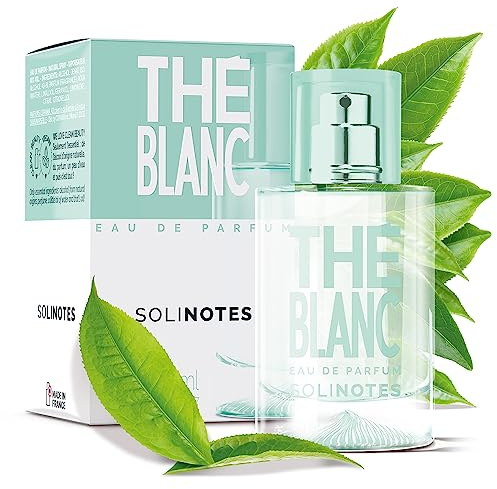 SOLINOTES White Tea Perfume for Women - Eau De Parfum | Delicate Floral and Soothing Scent - Made in France - Vegan - 1.7 fl.oz