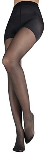 WOOTI TIGHTS Collant Da Donna con Mutandina Contenitiva - 20 Denari - Effetto Push-Up e Alza Glutei - Avvolgenti, Morbidi e Resistenti - Made in Italy
