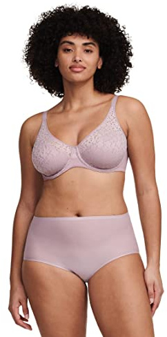 Chantelle Womens Norah Molded Bra, Blushing Pink, 42-44E H US