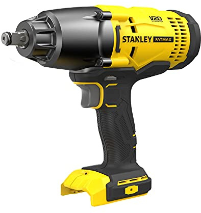 Stanley de Impacto V20 Li-Ion 18V 480Nm 1 2, velocidad 0-1.700 rpm, 0-2.500 ipm. Sin cargador batería Multicolor