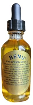 Benu Hair Growth Oil, 100% Natural for Hair Loss and Growth