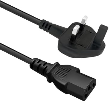 3 Prong Power Cable Replacement for Cambridge Audio Minx X201-200 Watt | 6Ft C13 AC Cord Replacement for Cambridge Audio SX120-70 Watt, Minx X301-300 UK Plug Lead