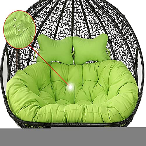 Taifuan Hängesessel Sitzkissen 2 Personen, Large Egg Chair Swing Cushion,Hängestuhl Auflage für Rattan Hängeschaukel Kissen,Ersatzkissen, rutschfeste Hängende Ei Stuhlkissen für Patio Hänge
