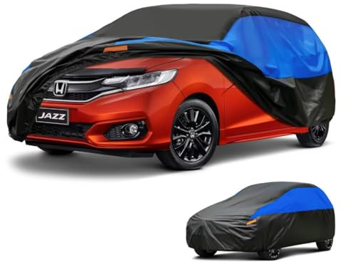 GUNHYI Car Cover Custom Fit for Honda Jazz Waterproof, Breathable, All-Weather Outdoor Full Cover for Rain, Sun, UV Protection