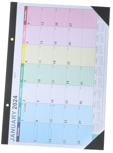 Operitacx Hausplaner Wandkalender Englischer Monatskalender Für Schule Büro Und Zuhause Dekorativer Terminplaner Zeitbewusstsein Und Organisation