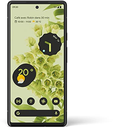 Google Pixel 6 5G - Smartphone 128GB, 8GB RAM, Single SIM, Seafoam, GA02910-FR (Generalüberholt)