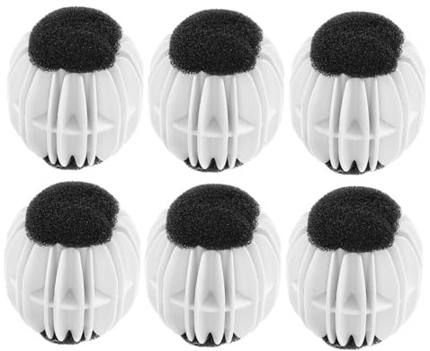 ROMISBABA 6pcs Tangle Laundry Washing Balls Clothes Brush Fluff Remover Tumble Laundry Balls Reusable Fuzz Remover for Washing Machine