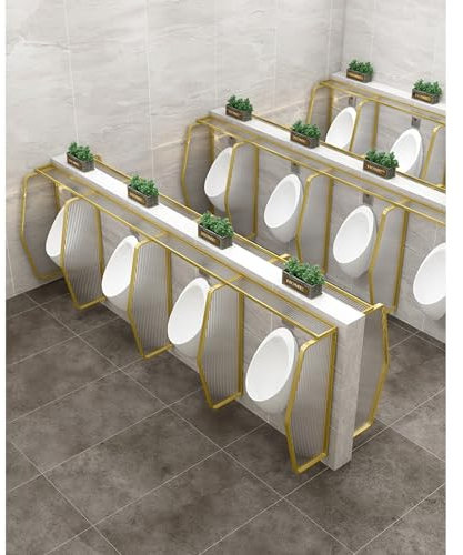 RAABYU Urinal-Trennwand für Männer Urinal-Sieb für Männer Heimwerker-Sieb Wandmontierte dekorative Trennwand Urinal-Siebwand Wand-Toiletten-Trennwand Urinal-Sieb für M