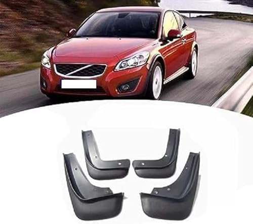 Auto Schmutzfänger für Volvo C30 2006-2013, Auto Modifikation Spritzschutz Kotflügel Abdeckung Auto Modifikation Protektoren 4 PCS