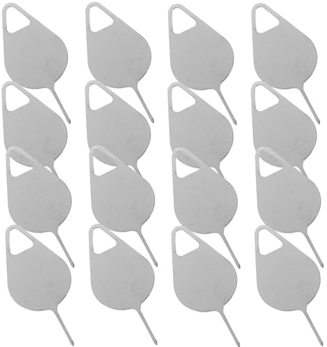 DOITOOL Strumento per Espulsione Sim in Acciaio Inox 100 Pezzi Ago Pin per Rimozione Vassoio Scheda Sim Accessorio Leggero Portatile per Smartphone e Cellulari