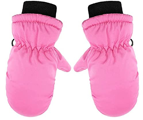 Ski Gants Hiver Gant Enfant Fille Moufles Bebe Moufle Garçon Respirant Gant pour Filles Peluche Gants Garçon Chaud