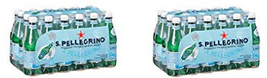 2X San Pellegrino 100% italienisches Mineralwasser Sprudelwasser 24 x 500 ml