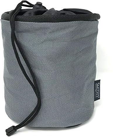 Smith’s® Premium Waterproof Peg Bag | Grey | 28 x 18 x 18 cm | for Laundry, Clothes & Pegs | Weather Resistant Oxford 1680D | Indoor & Outdoor Use | Belt & Washing Line Carabiner