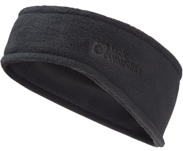 Jack Wolfskin Unisex Vertigo Headband Winter Stirnband, Schwarz, Einheitsgröße EU