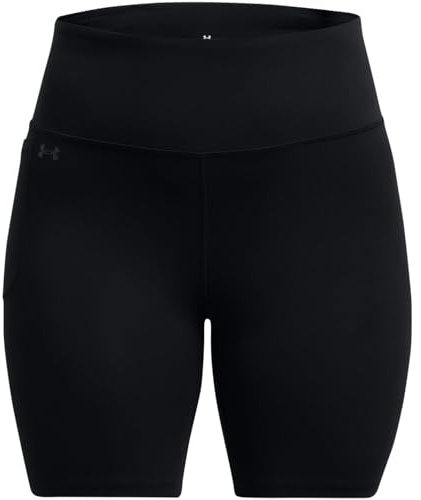 Under Armour Womens Motion Bike Shorts, (001) Black / / Jet Gray, Large