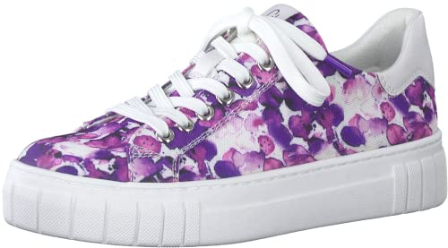MARCO TOZZI Damen Sneaker, flacher Absatz, Wechselfußbett, weiches FEEL ME Fußbett, ideal für Business und Freizeit