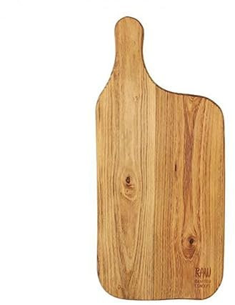 Planche à découper avec poignée en bois de Teck 37.5 * 17 * 1.5 cm