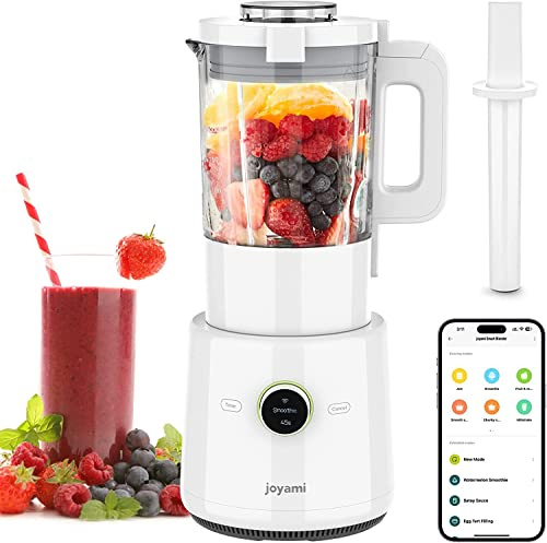 joyami Blender Mixeur Smoothie Professionnel Intelligent - Blender Chauffant Soupe Mixeur Protable 1.6L avec 9 Vitesses Réglables, Application Wi-Fi, Contrôle Manuel, Auto-nettoyer, Maintien au Chaud
