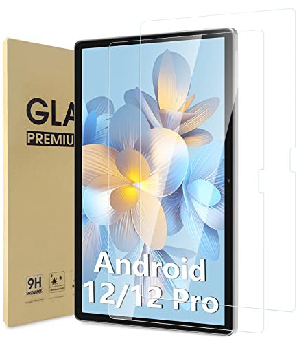 WD&CD 2 Piezas Protector de Pantalla Compatible para Blackview Tab 12/ Tab 12 Pro, 10.1'' 9H Dureza, Alta Definicion, Cristal Templado Compatible con Blackview Tab 12 Pro/Blackview Tab 12 10.1''