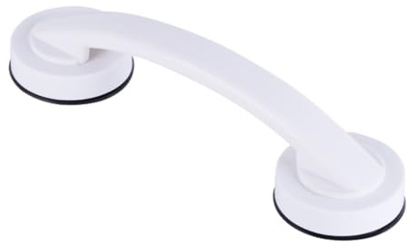 Haltegriffe im Bad Safety Saugnäpfe Duschgriffe for das behinderte ältere Badezimmer Balance Bars Handläufe Rutschfeste Griff Bars Griffstangen (Color : White)
