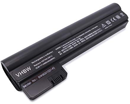 vhbw Batterie Compatible avec HP Mini CQ10-400 | CQ10, 110-3190sf, 110-3190ef, 110-3170sf, 110-3170ef ordinateur portable (4400mAh, 11,1V, Li-ion)