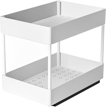 Organisateur sous l'évier, organiseur de salle de bain amovible, étagères coulissantes pour rangement d'armoire avec étagère pour évier, rangement de salle de bain, tiroir amovible, organisateur, g