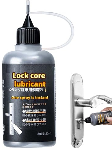 Lock core lubricant, Graphite lock core lubrication powder,for Smooth Lock Operation, Ideal for Tongue, Door & Window Tracks, Lubricates to Eliminate Noise