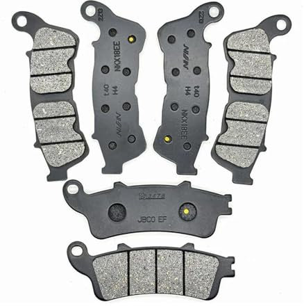 SCSTHRCRA Plaquettes De Frein Avant Et Arrière pour Moto Honda CTX1300 CTX1300A / Deluxe 2014 2015 2016 2017 2018 CTX 1300 1300A Plaquettes de Frein Avant et arrière de Moto(Front Rear Pads)