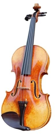 Anfänger Geige Akustische Violine In Voller Größe Handgefertigt Vintage-Lack Mit Brasilianischem Geigenbogen Für Anfänger Und Geigenspieler(3/4)