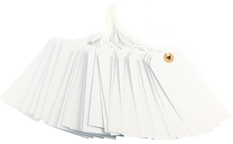 Etiketten zur Herstellung von Kleidung, für Hochzeit, Geburtstag, Geschenketui, kleines Preisetikett für Schmuck, Basteln, Kleidung, 100 Stück