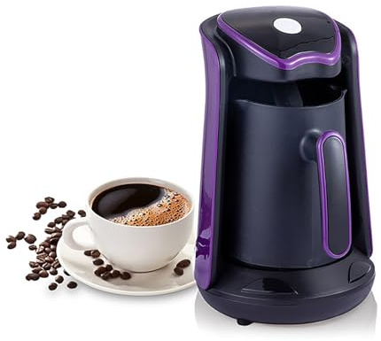 Cafetière électrique 600 W, cafetière Turque, Arabe et Grecque, avec 4 Tasses de café de 500 ML et arrêt Automatique for Le Bureau et la Maison