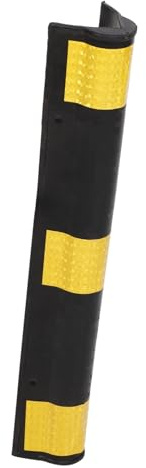 CONGARTENO Protection Mur Garage pour Voiture en Caoutchouc Réfléchissant, Protège Murs et Piliers D’Angle, Installation Facile pour Garages Souterrains et Parkings