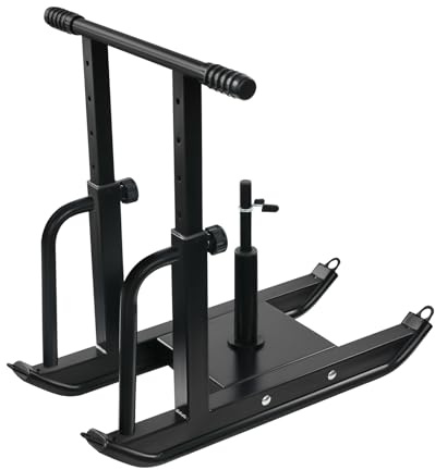 TTISJHK Slitta per il fitness, altezza regolabile, slitta per esercizi atletici, attrezzature per l'allenamento della forza, slitta con cintura regolabile