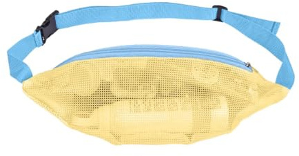 Sac De Taille De Plage En Maille Respirante, Pochette De Ceinture Légère Et | Sac de plage en coquillage pour vacances, pique-nique, natation, Concert, Sports de plein air, lunettes de , clés de té