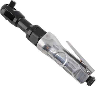 Heavy Duty Air Ratchet Wrench, Professional Torsion Drive Pneumatic Impact Wrench 3/8 Inch 1/2 Inch Square Drive 12.5mm for Auto Mechanics Car Body Repair Garage Workshops