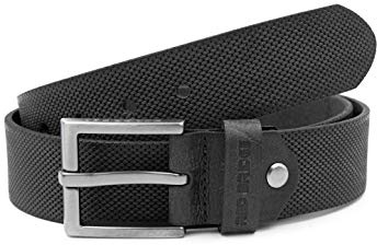 Redbridge Herren Gürtel Echtleder Ledergürtel Leather Belt Scratched Honeycomb