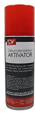 SDV Chemie Aktivator für Sekundenkleber 6x 200ml Spray | Superkleber, Aktivatorspray, Cyanacrylat CA Kleber