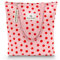 Emma Jonasson Jutebeutel mit Reißverschluss und Innentasche - Stilvoller Shopper Damen - Einkaufstasche mit langem Henkel - perfekte Tasche als Tote bag, Schultertasche, Stofftasche rot pink