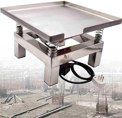 Vibrationsbord Av Betong, Skakbord För Vibrator Med Platta Plattor I Betong, Vibrationsplattform För Bänktestblock, 3000 Rpm, För Borttagning Av Luftbubblor,35 * 35 * 22cm