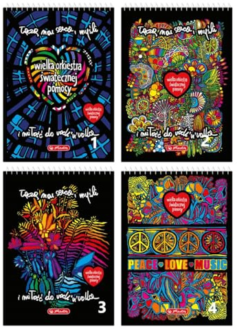 Herlitz Collegeblock A7 | 40 Blatt | WASSER, Pol'and'Rock Festival | Notizblock Spirale für Kinder | Kindernotiz | Softcover | Optimal für Notizen zur Schule Büro