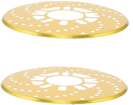 MAGICLULU 2pezzi Copertura Freno Disco in Lega Alluminio Posteriore Decorativa Per Auto Copertura Disco Freno Modificata Per Ruota Auto