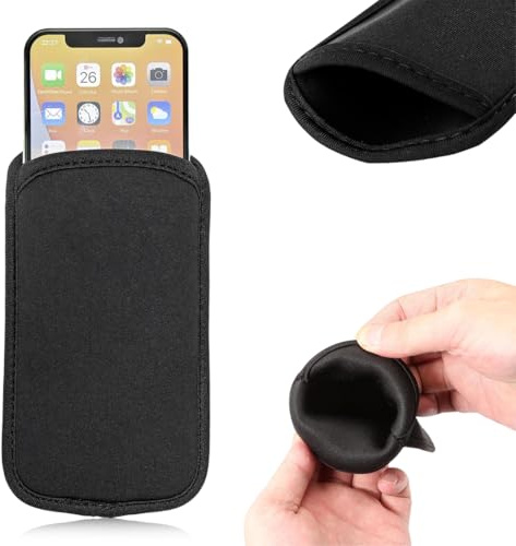 LOMSUXA Custodia per telefono in neoprene, Universali Astuccio Portacellulare a Sacchetto Borsa Verticale impermeabile Custodia per Telefono, custodia universale per telefoni sotto i 6,5 pollici