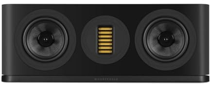 Wharfedale EVO 5.C Centre Speaker – 2‑Way Bass‑Reflex Design, Dual 5″ Kevlar Woofers & AMT Tweeter, 89 dB Sensitivity, 4 Ω Impedance (Black)