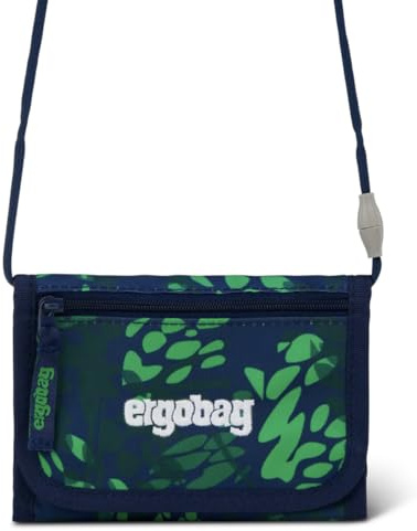 ergobag Brustbeutel | Für Kinder mit Kleingeldfach, Sichtfenster, Klettverschluss und Umhängeband, ideal für Ausflüge, Schule und unterwegs