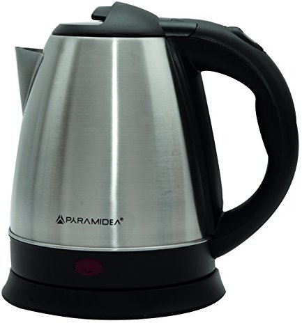 Pyramidea BE1350 Bollitore Elettrico in Acciaio Inossidabile 1,7 Litri, Resistenze in Compartimento Separato Dall'Acqua da Riscaldare, 1.7 Litri, SS304