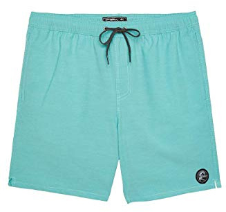 Mens Solid Volley Swim, Aqua, XL