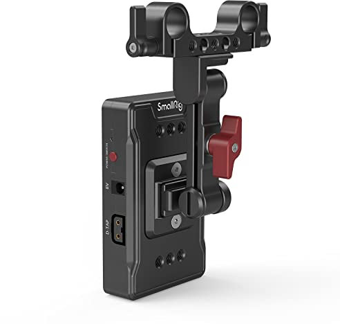 SMALLRIG V Mount Akkuplattenadapter mit Verlängerungsarm Dual 15mm Stangenklemme - 3499B