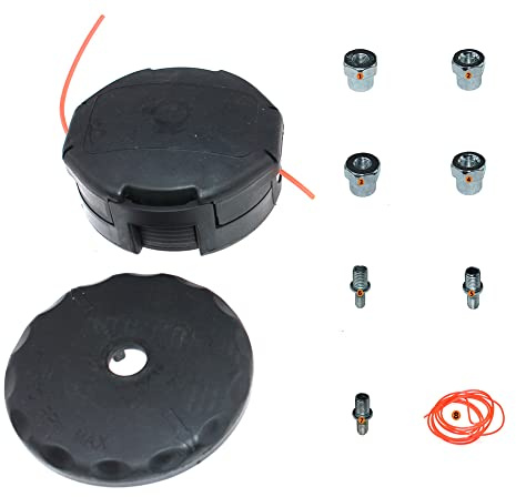 Tête de Tondeuse Universelle pour débroussailleuse Echo Shindaiwa Husqvarna Jonsered Poulan McCulloch Stihl Homelite Ryobi RedMax Makita Dolmar Partner