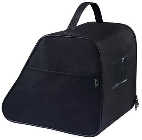 CampTeck U7239 Polyester Unisex Stiefeltasche, Stiefelbeutel, Tasche Wanderstiefel – Schwarz