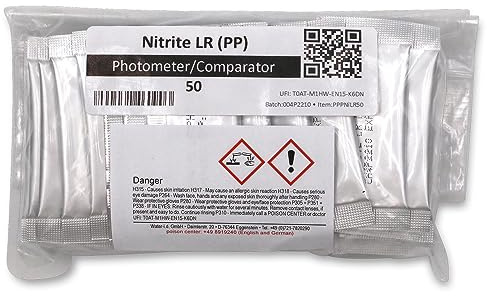 Reagenz-Set zur Messung von Nitrit im Poolwasser - Geeignet für den PoolLab 2.0 und PrimeLab - Nicht für manuelle Schütteltester! - Originalprodukt von Water-i.d.
